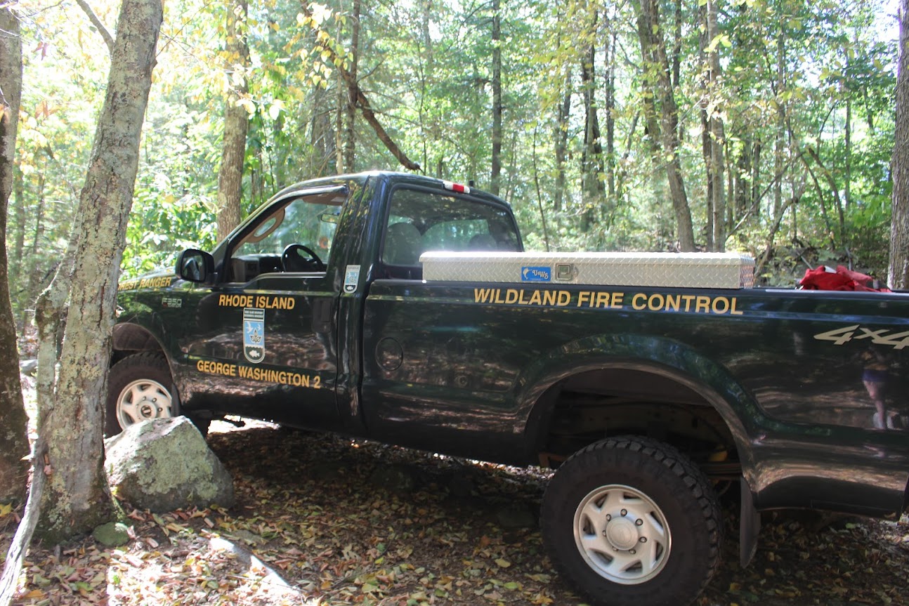 woodlands fire control truck