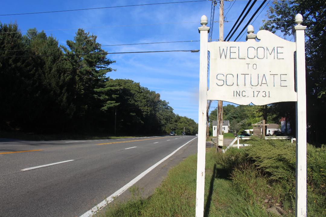 welcome to scituate sign