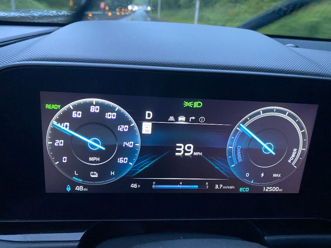 EV dashboard