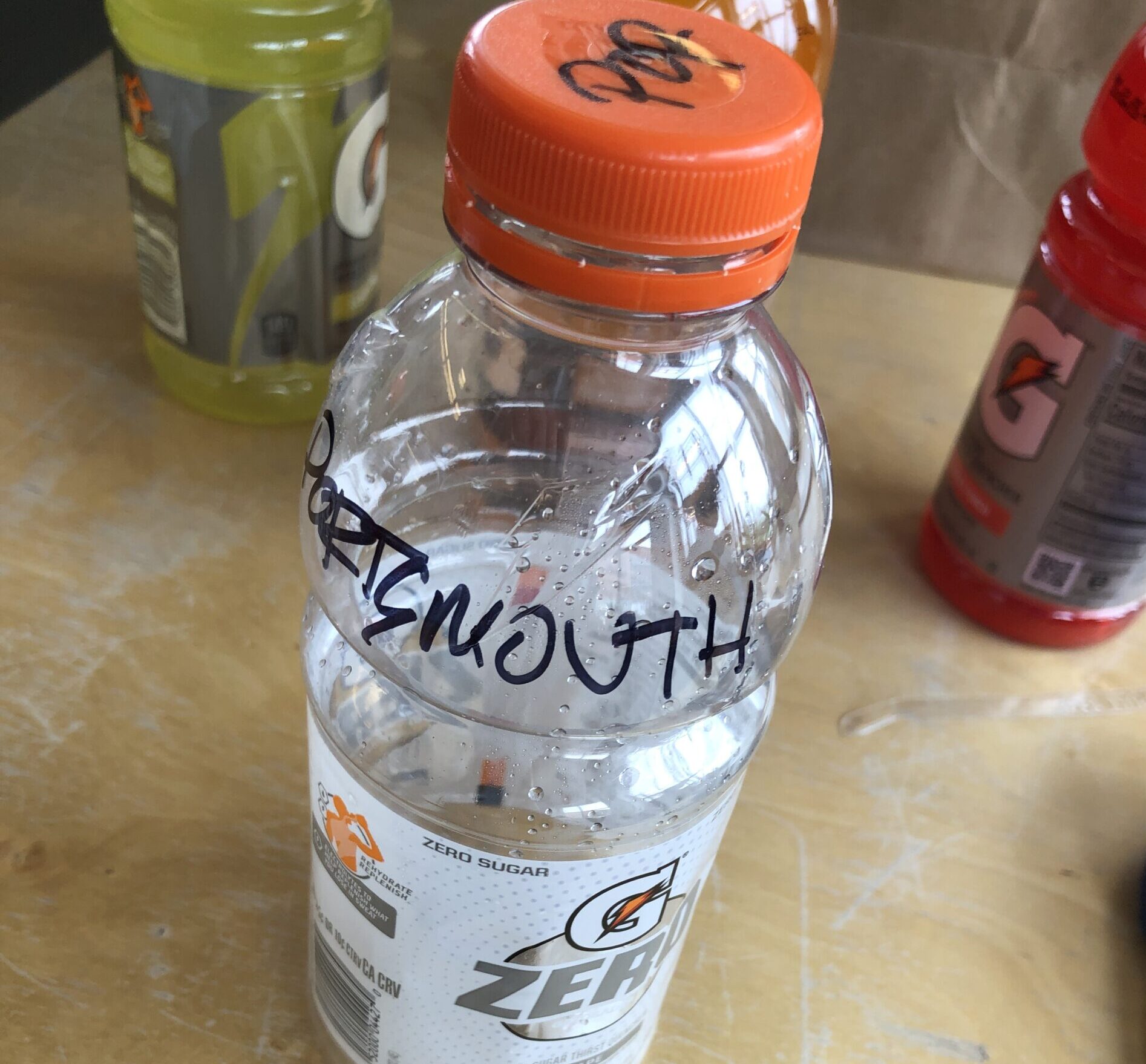 Portsmouth bottle with tracker
